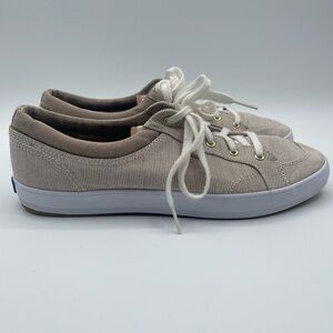 Keds Striped Casual Lace Up Sneakers Dream Foam Memory Women's Sz 10 - WF59954